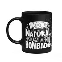 Caneca Fitness Academia - 100 por cento natural - Preta Caneca Fitness Academia - 100 por cento natural - Preta