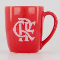 Caneca Flamengo Ceramica Vermelha