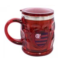 Caneca Flamengo Cristal Térmica 500 ML - QH021AZ-5 Caneca Flamengo Cristal Térmica 500 ML - QH021AZ-5