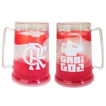 Caneca Flamengo Gabigol Gel Congelante 300ml Oficial