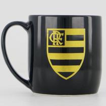 Caneca Flamengo Porcelana Série Ouro