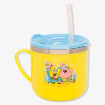 Caneca Flip Infantil Bob Esponja Caneca Flip Infantil Bob Esponja