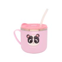 Caneca Flip Panda Rosa 290ml Zona Criativa 10026552