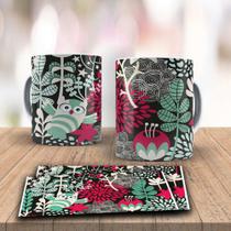 Caneca Floral Flores Diversos Modelos Decoração Mãe Presente Especial PORCELANA MEGA OFERTA!