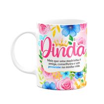 Caneca Floral Mães - Dinda - Definição - 325ml Caneca Floral Mães - Dinda - Definição - 325ml