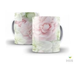 Caneca flores 3D 16 Caneca flores 3D 16