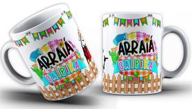 Caneca Flork arraiá festa junina/julina