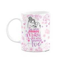 Caneca Flork Avós - És uma grande mãe e uma super avó Caneca Flork Avós - És uma grande mãe e uma super avó