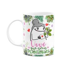 Caneca Flork Avós - Vovó que ama plantinhas Caneca Flork Avós - Vovó que ama plantinhas