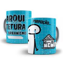 Caneca Flork Bento Meme Profissões Arquitetura Personalizada