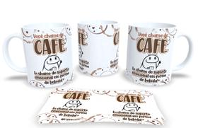 Caneca Flork Café Estampa Engraçada Ideal para Amantes de Café