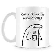 Caneca Flork - Calma, Eu Ainda Não Acordei - Porcelana Personalizada Caneca Flork - Calma, Eu Ainda Não Acordei - Porcelana Personalizada