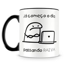 Caneca Flork - Caneca Personalizada com Frase Divertida para Começar o Dia com Estilo