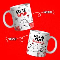 Caneca Flork Casal - Eu Te Amo Mas As Vezes Da Vontade De... Caneca Flork Casal - Eu Te Amo Mas As Vezes Da Vontade De...