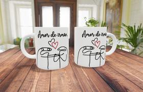 Caneca flork debochado - amor de irmãos