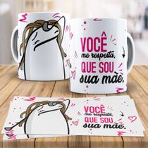 Caneca Flork Dia das Maes Xícara Meme Frases Classicas Atacado Kit 6 unidades sortidas