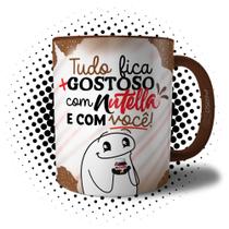 Caneca Flork Dia dos Namorados - Tudo Fica Mais Gostoso com Chocolate e Você