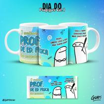 Caneca flork dia dos professores professor de educação física Caneca flork dia dos professores professor de educação física