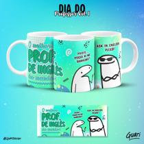 Caneca flork dia dos professores professor de inglês