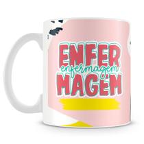 Caneca Flork Enfermagem - Meme Profissões - 325ml