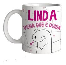 Caneca Flork Engraçada Frases Linda Pena Que É Doida Casal
