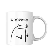 Caneca Flork Eu Por Fora, Eu Por Dentro Caneca Engraçada
