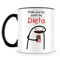 Caneca Flork - Finge que faz parte da Dieta - Porcelana Personalizada para Presentes Caneca Flork - Finge que faz parte da Dieta - Porcelana Personalizada para Presentes