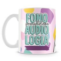 Caneca Flork Fonoaudiologia - Meme Profissões - 325ml