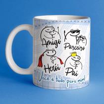 Caneca Flork Frases Amigo Parceiro Pai Frases Meme Divertida