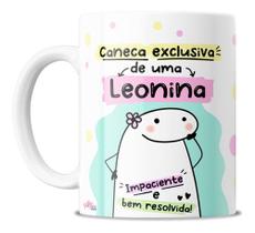 Caneca Flork Frases Signo Meme Exclusiva De Uma Leonina