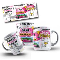 Caneca Flork Motorista Habilitado - 325ml de Aventura Cafeinada Caneca Flork Motorista Habilitado - 325ml de Aventura Cafeinada