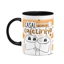 Caneca Flork Namorados - Casal que ama cafezinho - B-black