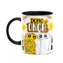 Caneca Flork Namorados - Dono da onça - B-black
