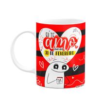 Caneca Flork Namorados - Eu te amo até 31 de fevereiro Caneca Flork Namorados - Eu te amo até 31 de fevereiro