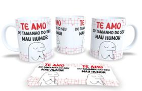 Caneca Flork Namorados Presente Criativo e Engraçado