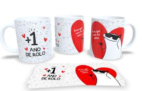 Caneca Flork Namorados Presente Criativo e Engraçado