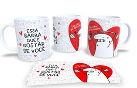 Caneca Flork Namorados Presente Criativo e Engraçado
