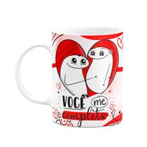 Caneca Flork Namorados - Você me completa Caneca Flork Namorados - Você me completa