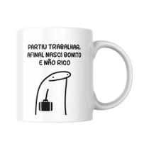 Caneca Flork Nasci Bonito E Não Rico - Caneca Engraçada