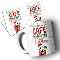 Caneca Flork Natal Movido a café alegria Natalina