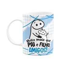Caneca Flork Pais - Muito mais que pai e filho, amigos Caneca Flork Pais - Muito mais que pai e filho, amigos