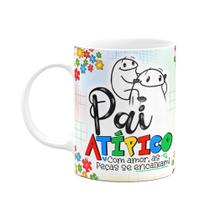 Caneca Flork Pais - Pai atípico - branca