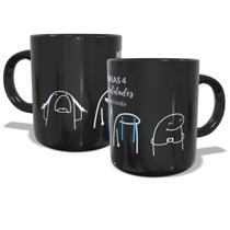 Caneca Flork para Presente Frases Divertidas - Minhas 4 Personalidades