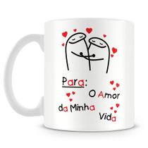 Caneca Flork Personalizada - Amor da Minha Vida - 325ml
