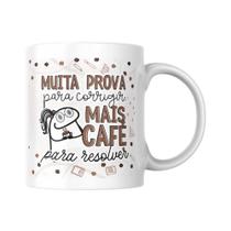 Caneca Flork Presente Para Professora Muita Prova Mais Café