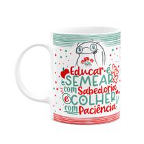 Caneca Flork Professor - Educar é semear sabedoria Caneca Flork Professor - Educar é semear sabedoria