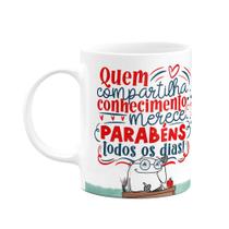 Caneca Flork Professor - Merece parabéns todos os dias Caneca Flork Professor - Merece parabéns todos os dias