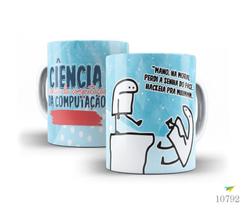 Caneca Flork profissões - ciência da computação