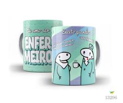 Caneca Flork profissões - enfermeiro