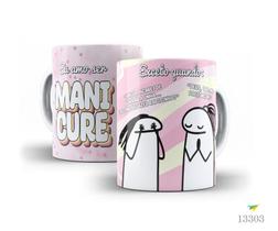 Caneca Flork profissões - manicure